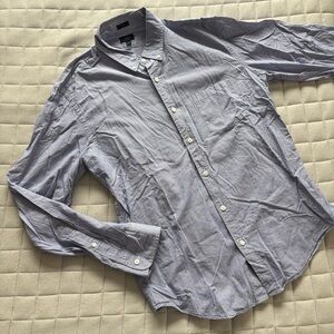 J. Crew Men’s Light Blue Striped Button Down Shirt